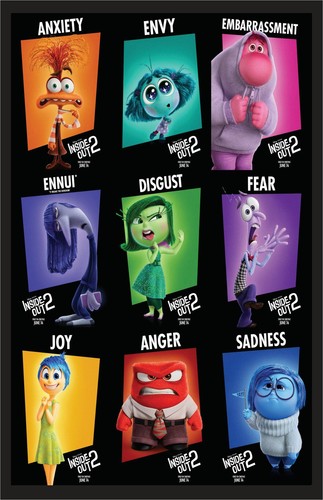 Poster inside out personaggi - inside,